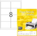 Topstick 99.1 mm x 67.7 mm Papír Íves etikett címke Topstick Fehér ( 100 ív/doboz ) (TOPSTICK-8758)