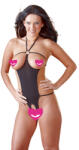 NO: XQSE Open Cups Body with Rhinestones 2640490 Black