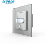 LIVOLO Intrerupator cu senzor de prezenta / miscare PIR Gri (VL-C7-FCU-P7E-2IP)
