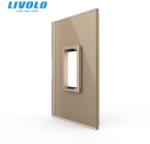 LIVOLO Rama de sticla, standard italian, 1M Auriu (VL-P9E-1A)