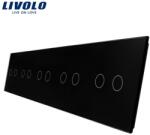LIVOLO Panou Intrerupator 5 x dublu Negru (VL-P702/02/02/02/02- 10B)