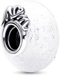 Pandora Moments Csillámló fehér muranói üveg Anya és szeretet Ezüst Charm - 792655C00 (792655C00)