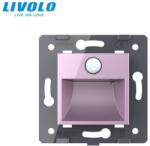 LIVOLO Modul lampa de orientare scara, cu senzor miscare Roz (782800517)
