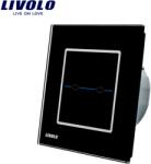 LIVOLO Intrerupator dublu, seria R Negru (Vl-C702-32)