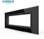 LIVOLO Rama de sticla, standard italian, 7M Negru (VL-P9E-7B)