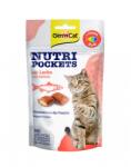 GimCat Snack Nutripockets Lazac & Omega 3 & 6 60 g 0.06 kg