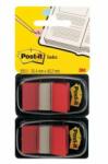 Post-it Semne de carte Post-it Index late 25, 4x43, 2 roșii 2 buc