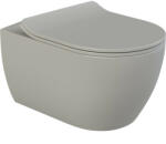 CeraStyle CITY SLIM WC ülőke - MATT SZÜRKE - duroplast - lecsapódásgátlós - könnyen levehető (SC00501S51322931) - globalvivamarket