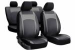 Hyundai Tucson (I, II) // ISUZU D-MAX (I, II, III) Univerzális Üléshuzat DESIGN Eco bőr fekete szürke színben (DBSZU-HYUTucs)
