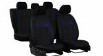 Hyundai i10 (I) Univerzális Üléshuzat Eco Line Eco bőr fekete színben kék varrással (ELIKEK-HYUi10)