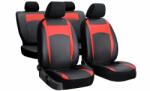  RENAULT Twingo Univerzális Üléshuzat DESIGN Eco bőr fekete piros színben (DBPIR-RENTwin)