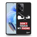 Picasee Husă neagră din silicon pentru Xiaomi Redmi Note 12 Pro+ 5G - Cloudy Eye - Transparent