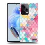 Picasee Husă neagră din silicon pentru Xiaomi Redmi Note 12 Pro+ 5G - Colorful roof