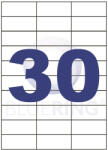 Bluering Etikett címke, 70x29, 6mm, 100 lap, 30 címke/lap Bluering® - iroszer24