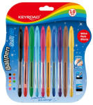 Keyroad Golyóstoll 0, 7 mm 10 db/bliszter Keyroad vegyes színek (KR972056) - iroszer24