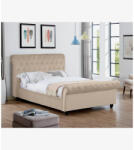  Pat Silver 140x200 cm Tapitat Catifea Taupe Somiera Inclusa (C103-5595)