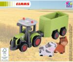 CLAAS Tractor de jucărie cu remorcă Axion 870+ Animal, 36 cm 34591 (445619)