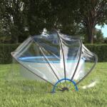 vidaXL Cupolă pentru piscină, rotund, 406x203 cm, PVC (93814) - vidaxl