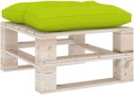 vidaXL Pernă de paleți, verde aprins, material textil (314633)