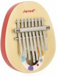 Janod Instrument muzical din lemn Kalimba Confetti (J07642) Instrument muzical de jucarie