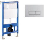 Mexen Fenix Slim beépíthető WC tartály + Fenix-02 matt króm nyomólap (60100-600202)