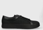 Calvin Klein sneakers LOW TOP LACE UP MONO JQ culoarea negru, HM0HM00975 PPYX-OBM0BG_99X