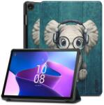 Tech-Protect TP0212 Tech-Protect Smartcase Lenovo Tab M10 (3rd Gen) tablet tok, mintás (Happy Elephant) (TP0212)