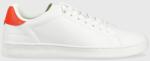Tommy Hilfiger sneakers din piele COURT SNEAKER LEATHER CUP culoarea alb PPYX-OBM0UT_00A