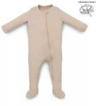 Kenguru Gold Kenguru Elől cipzáros Hosszú ujjú pamut rugi - Mogyoró (62-68)