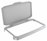 DURABLE Capac cu balamale pentru coșul de gunoi DURABIN 60 cu ramă, gri Cos de gunoi