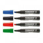 ICO Alkoholos marker 1-4mm, vágott Ico 12 fekete (9580008007) - cartridge