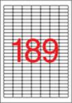 APLI Etikett, univerzális, 25, 4x10 mm, eltávolítható, kerekített sarkú, APLI, 4725 etikett/csomag (10198) - tonerpiac