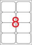 APLI Etikett, univerzális, 99, 1x67, 7 mm, kerekített sarkú, APLI, 800 etikett/csomag (02420) - tonerpiac