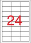 APLI Etikett, univerzális, 64, 6x33, 8 mm, eltávolítható, APLI, 2400 etikett/csomag (03056) - tonerpiac