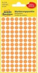 Avery Etikett címke, o8mm, jelölésre, neon 104 címke/ív, 4 ív/doboz, Avery narancssárga (3178) - tonerpiac