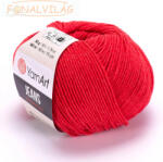 YARNART JEANS - Világos piros - 026