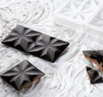  Csillagmintás mini tábláscsokoládé bonbon forma, polikarbonát, 27, 5×13, 5 cm