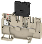  Weidmüller 2428950000 AAP21 4 FS Distribution terminal with fuse, PUSH IN, 4 mm2; , 250 V, 6.3 A, Sötétbézs (2428950000)