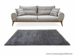 Budapest Carpet Belinda Shaggy Szőnyeg 1000 Dark Grey (Sötétszürke) 80cm Szett 3db-os