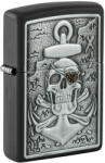 Zippo Brichetă Zippo Skull Anchor Emblem 48122 48122 Bricheta
