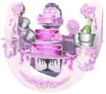 Santoro Felicitare aniversara 3D PopnRock, Tort roz (PR050)