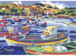 Royal & Langnickel Pictura creativa pe numere avansati, Barci de pescuit (PAL6) Carte de colorat