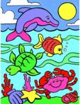 Royal & Langnickel Prima mea pictura pe numere, Animale marine (MFP6) Carte de colorat