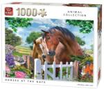King Puzzle 1000 piese Horses at the gate (KG05388) - officegarage Puzzle