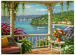 Royal & Langnickel Pictura creativa pe numere avansati Veranda catre lac (PAL48) Carte de colorat