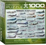 EUROGRAPHICS Puzzle 1000 piese Modern Warplanes (mic) (8000-0076) Puzzle