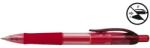 PENAC Pix cu gel PENAC FX-7, rubber grip, 0.7mm, corp transparent rosu - scriere rosie (P-BA2001-02) - officegarage