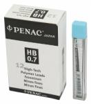 PENAC Mine pentru creion mecanic 0, 7mm, 12/set, PENAC - HB (P-L712G-HB)