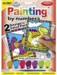 Royal & Langnickel Primele mele 2 picturi pe numere, Dinozauri (MFP204) Carte de colorat