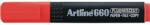 Artline Textmarker ARTLINE 660, varf tesit 1.0-4.0mm - rosu fluorescent (EK-660-FRE) - officegarage